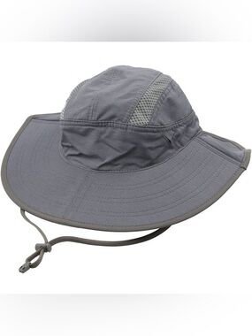 Sundry Gray Wide-Brim Sun Hat